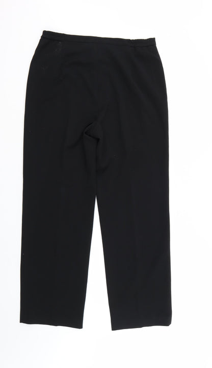 Womens UK Size 12 Paul Seperates Regular Fit  Black Trousers