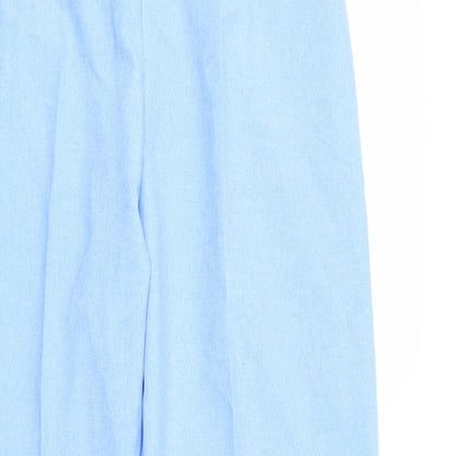 Bodywise Womens Blue   Trousers  Size 20 L27 in - Elastic Waist
