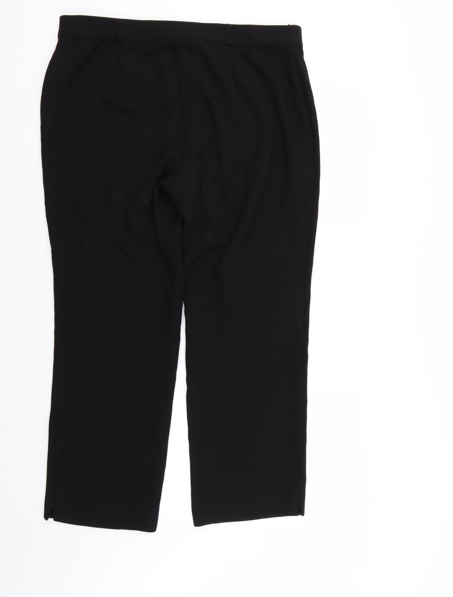 Womens UK Size 18 Marks & Spencer Regular Fit  Black Trousers