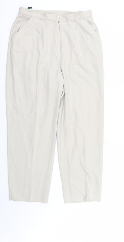 Womens UK Size 16 Jumper Regular Fit  Ivory Trousers