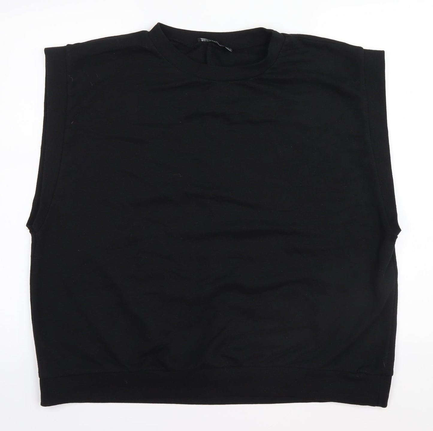 I SAW IT FIRST Womens Black   Basic Tank Size 16