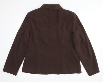 Womens UK Size 16 EWM Brown Jacket