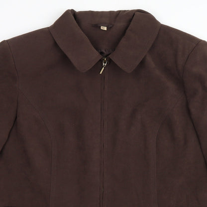 Womens UK Size 16 EWM Brown Jacket
