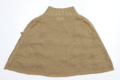 Vintage Couture Womens Beige   Cape Jumper Size L