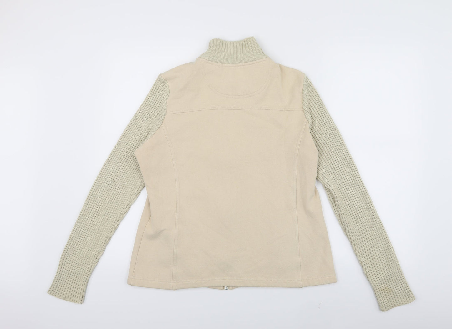 Maine Womens Beige   Cardigan Jumper Size 14