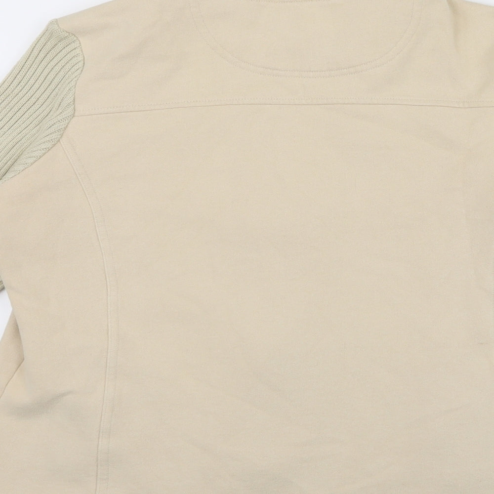 Maine Womens Beige   Cardigan Jumper Size 14