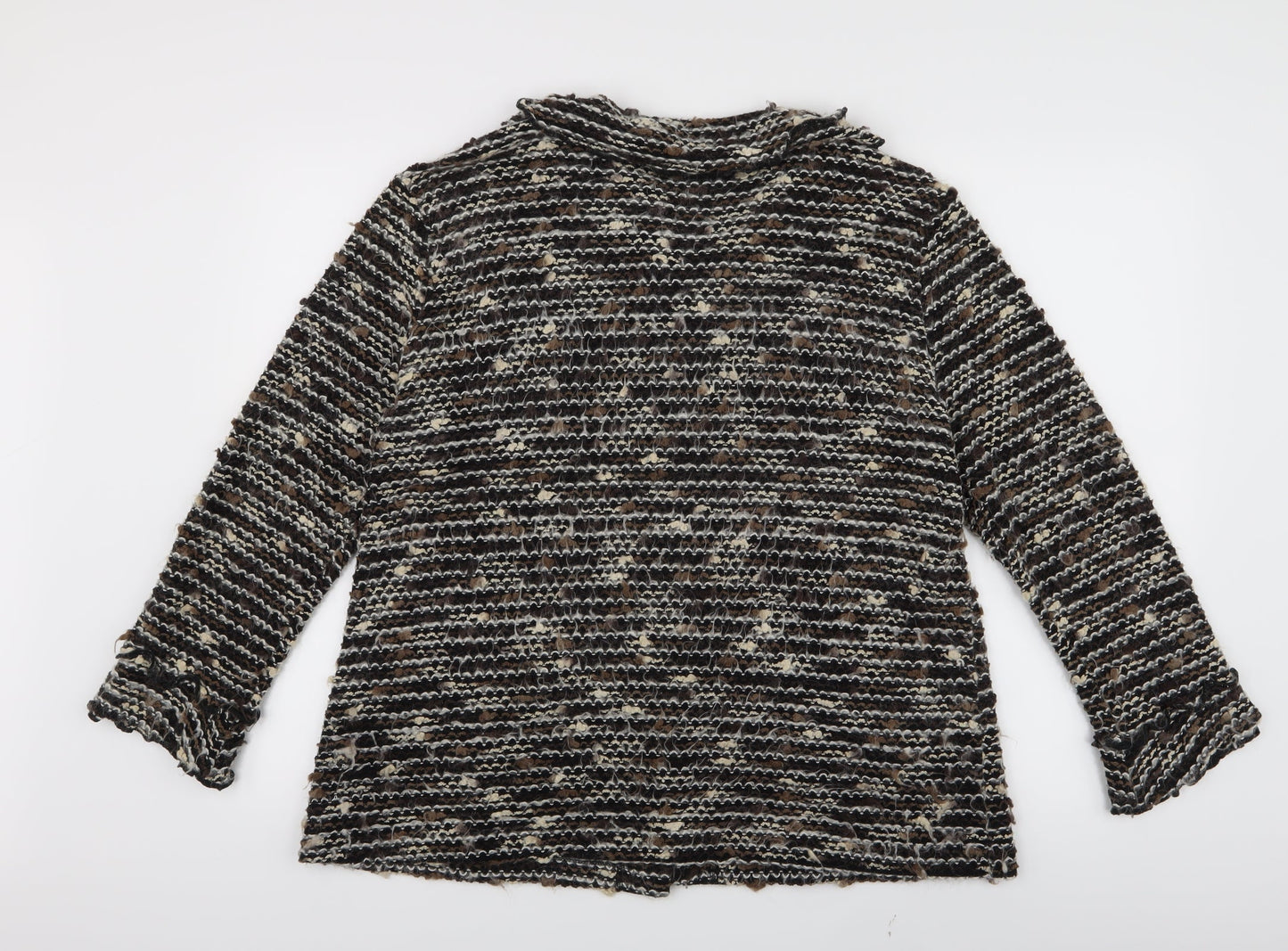 Sky Womens Beige  Knit Cardigan Jumper Size 4