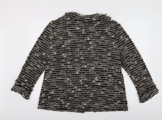 Sky Womens Beige  Knit Cardigan Jumper Size 4