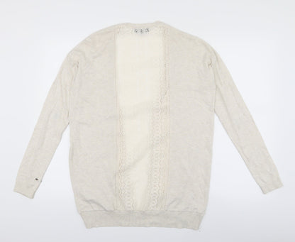 NEWLOOK Womens Beige   Cardigan Jumper Size 10