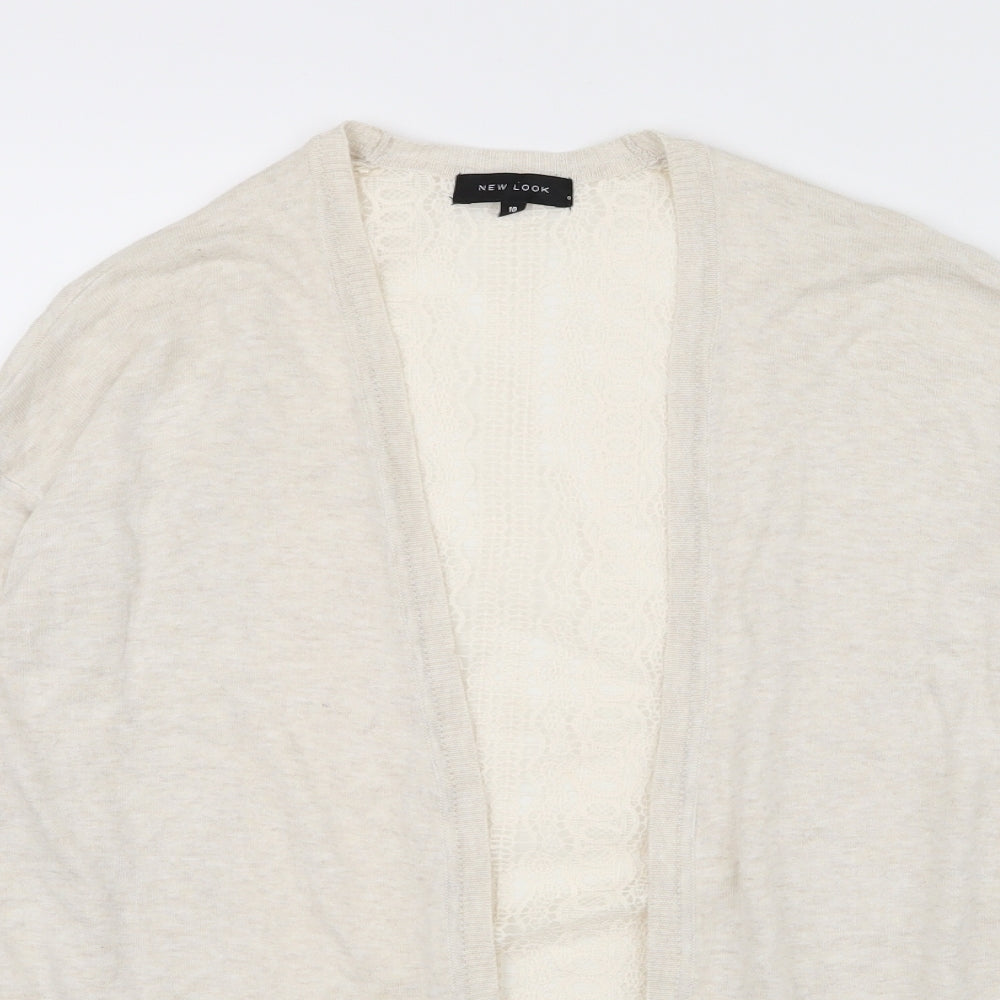 NEWLOOK Womens Beige   Cardigan Jumper Size 10