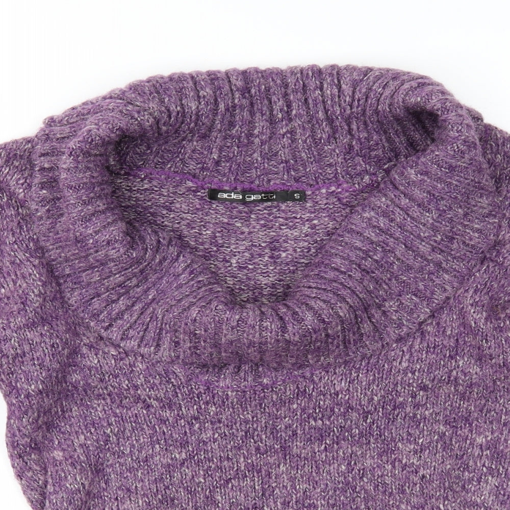 Ada Gatti Womens Pink  Knit Pullover Jumper Size S