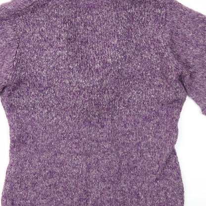Ada Gatti Womens Pink  Knit Pullover Jumper Size S