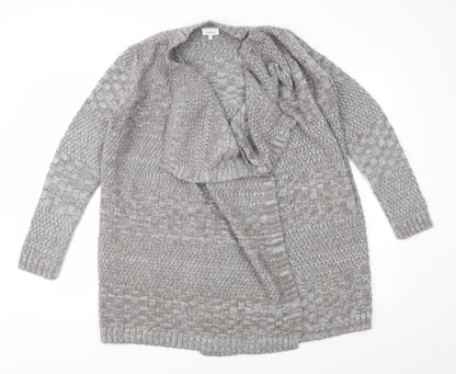 NEXT Womens Brown Geometric Knit Cardigan Jumper Size XS