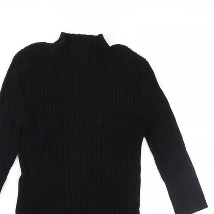 Atmosphere Womens Black  Knit Pullover Jumper Size 10