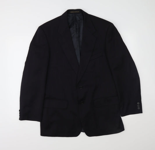 Mens UK Size 40 Marks and Spencer Regular Blue Suit Jacket