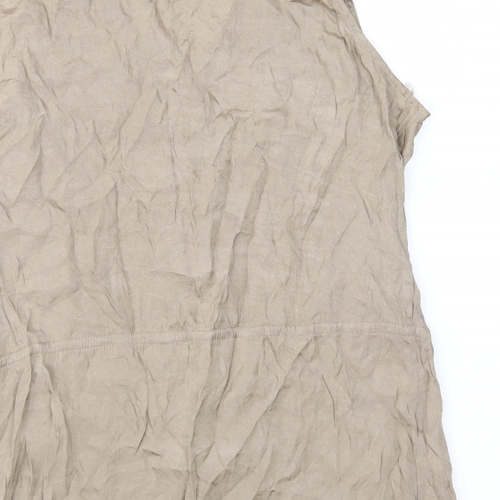 Joanna Morgan Womens Brown   Basic Blouse Size 12