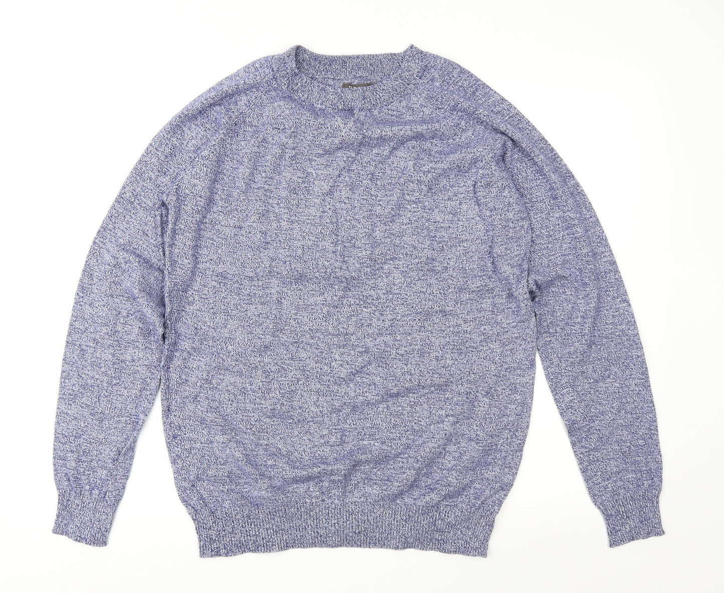 Primark Mens Blue  Knit Pullover Jumper Size S