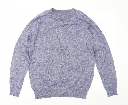 Primark Mens Blue  Knit Pullover Jumper Size S