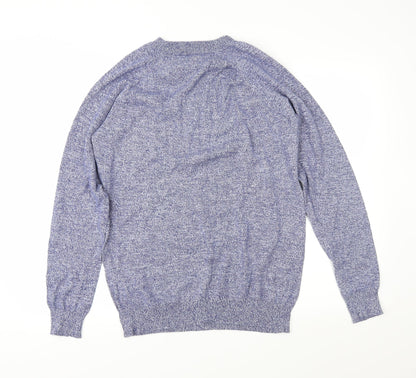 Primark Mens Blue  Knit Pullover Jumper Size S