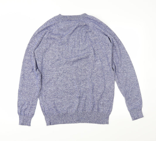 Primark Mens Blue  Knit Pullover Jumper Size S