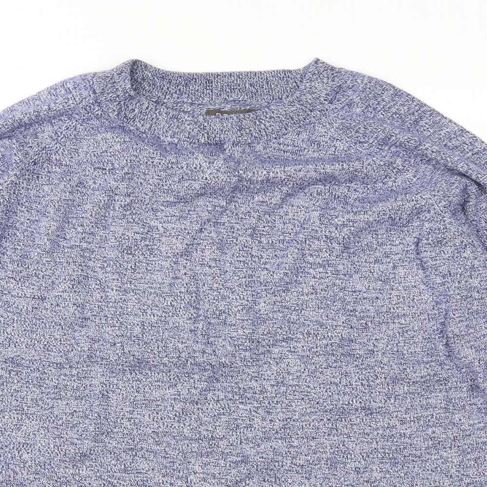 Primark Mens Blue  Knit Pullover Jumper Size S