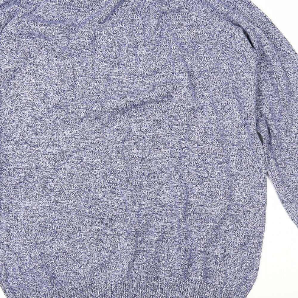 Primark Mens Blue  Knit Pullover Jumper Size S