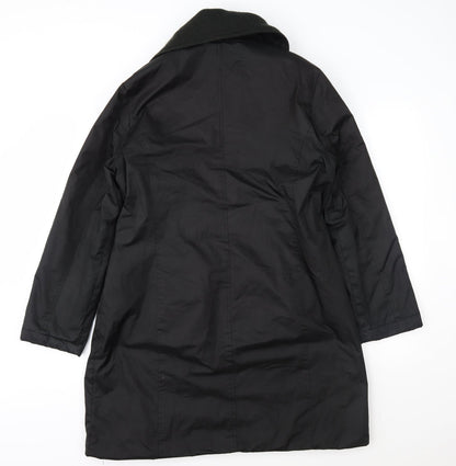 Alibi Womens Black   Overcoat Coat Size 14