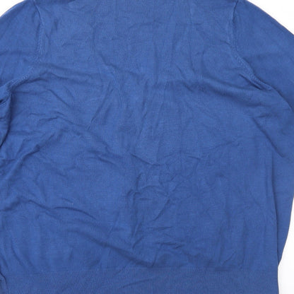 Evans Womens Blue  Knit Pullover Jumper Size 20