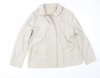 Womens UK Size M Bonmarché Beige Jacket