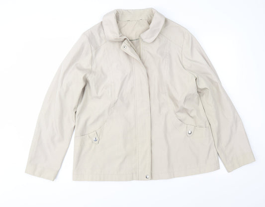 Womens UK Size M Bonmarché Beige Jacket