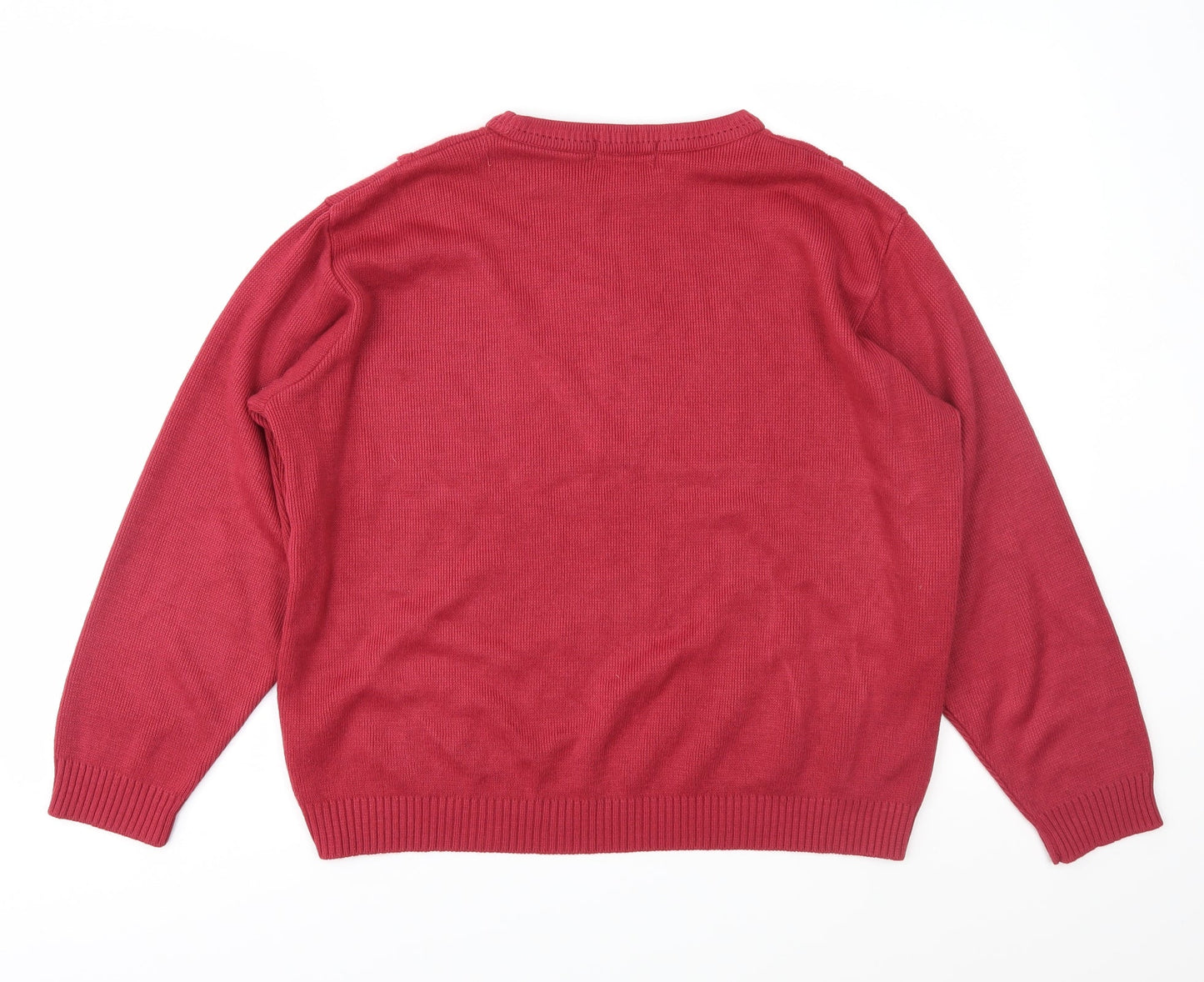 Merry Gold Womens Pink  Knit Pullover Jumper Size L