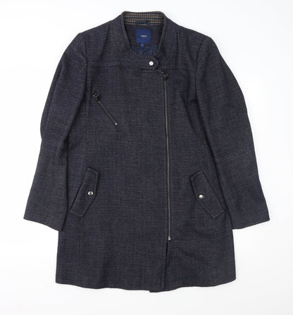 Womens UK Size 14 NEXT Blue Overcoat