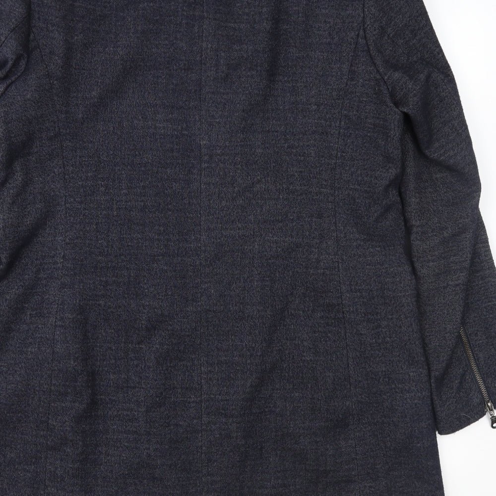Womens UK Size 14 NEXT Blue Overcoat