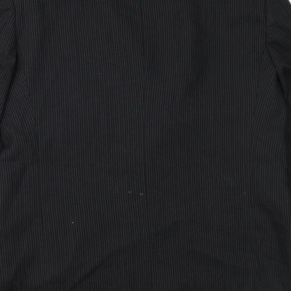 Mens UK Size 42 River Island Regular Black Suit Jacket