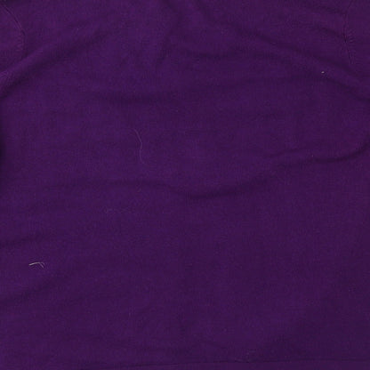 Sarah Hamilton Womens Purple  Knit Cardigan Jumper Size XL