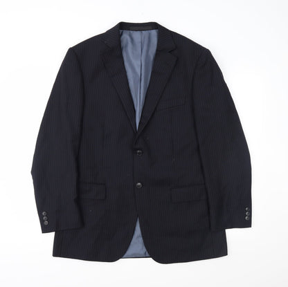Mens UK Size 40 Marks and Spencer Regular Blue Suit Jacket
