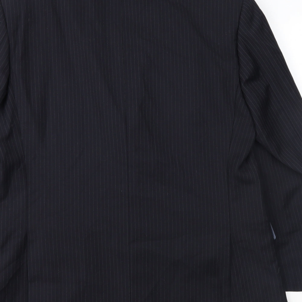 Mens UK Size 40 Marks and Spencer Regular Blue Suit Jacket
