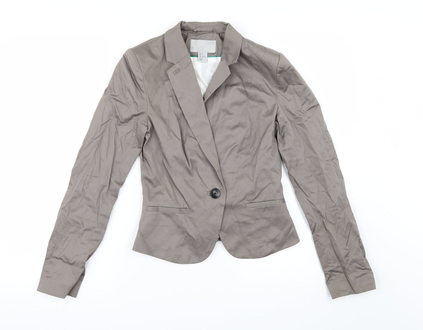 Womens UK Size 4 H&M Brown Jacket