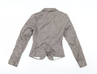 Womens UK Size 4 H&M Brown Jacket