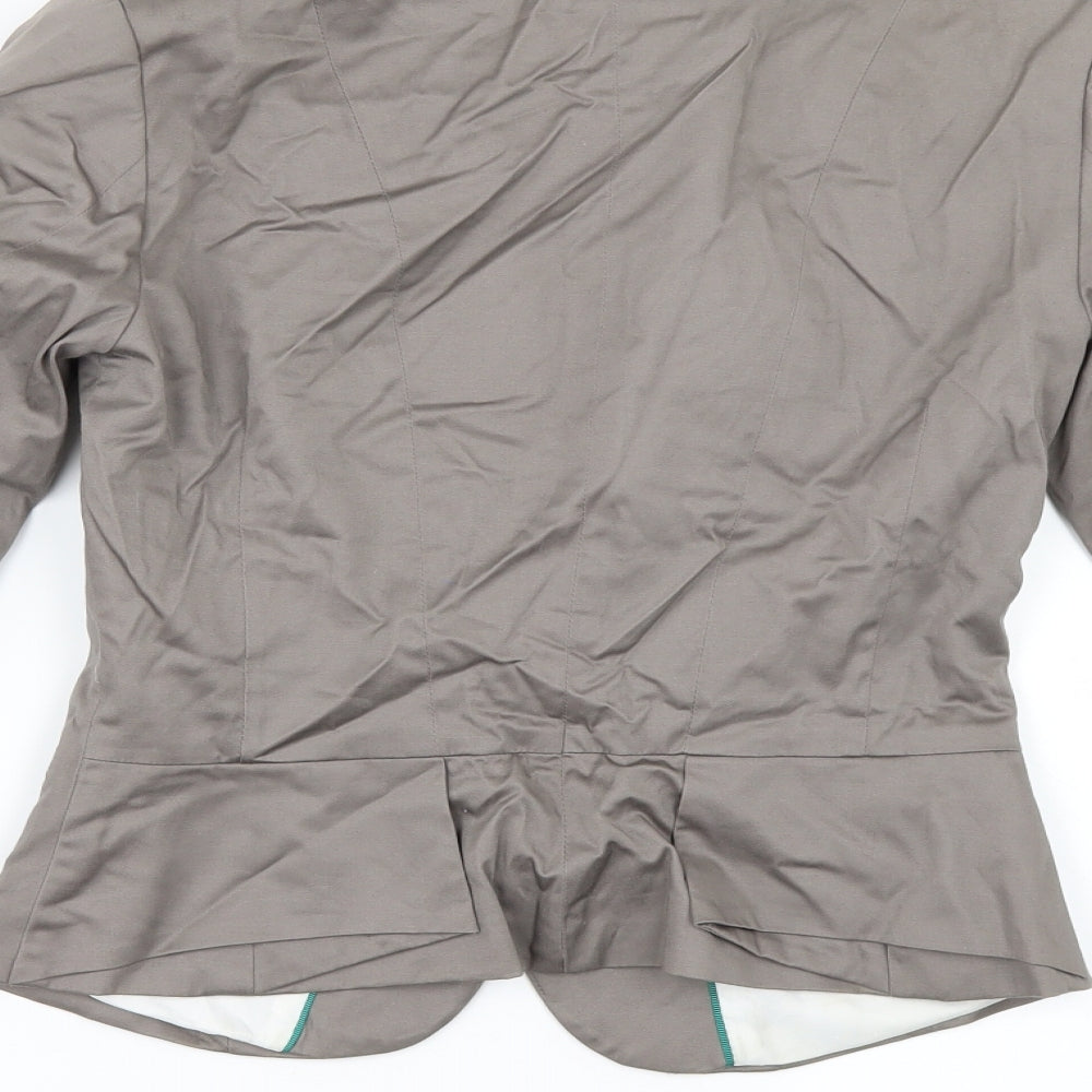 Womens UK Size 4 H&M Brown Jacket
