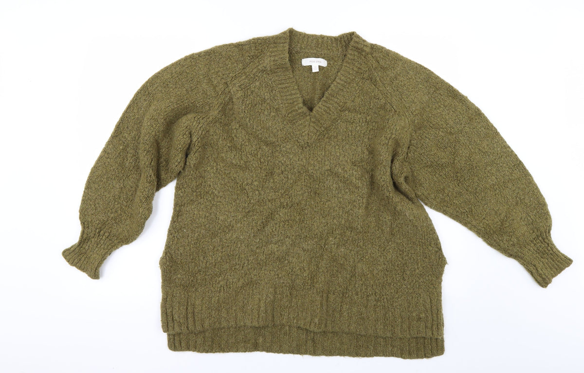 Per Una Womens Green   Pullover Jumper Size 14