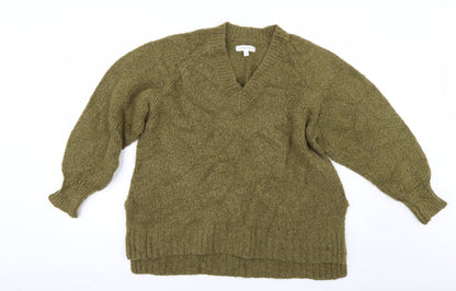 Per Una Womens Green   Pullover Jumper Size 14