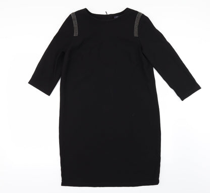 Marks and Spencer Womens Black   Pencil Dress  Size 10