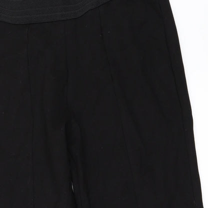 Womens UK Size 34 in Zara Regular Fit  Black Trousers