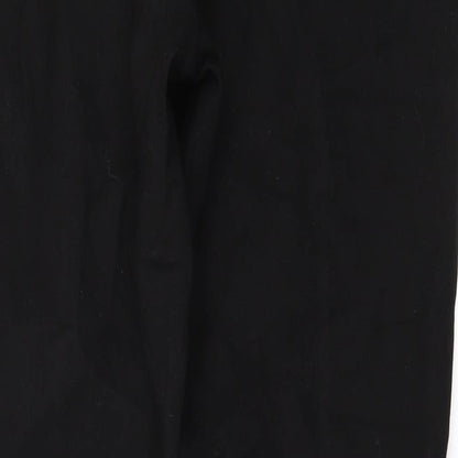 Womens UK Size 34 in Zara Regular Fit  Black Trousers