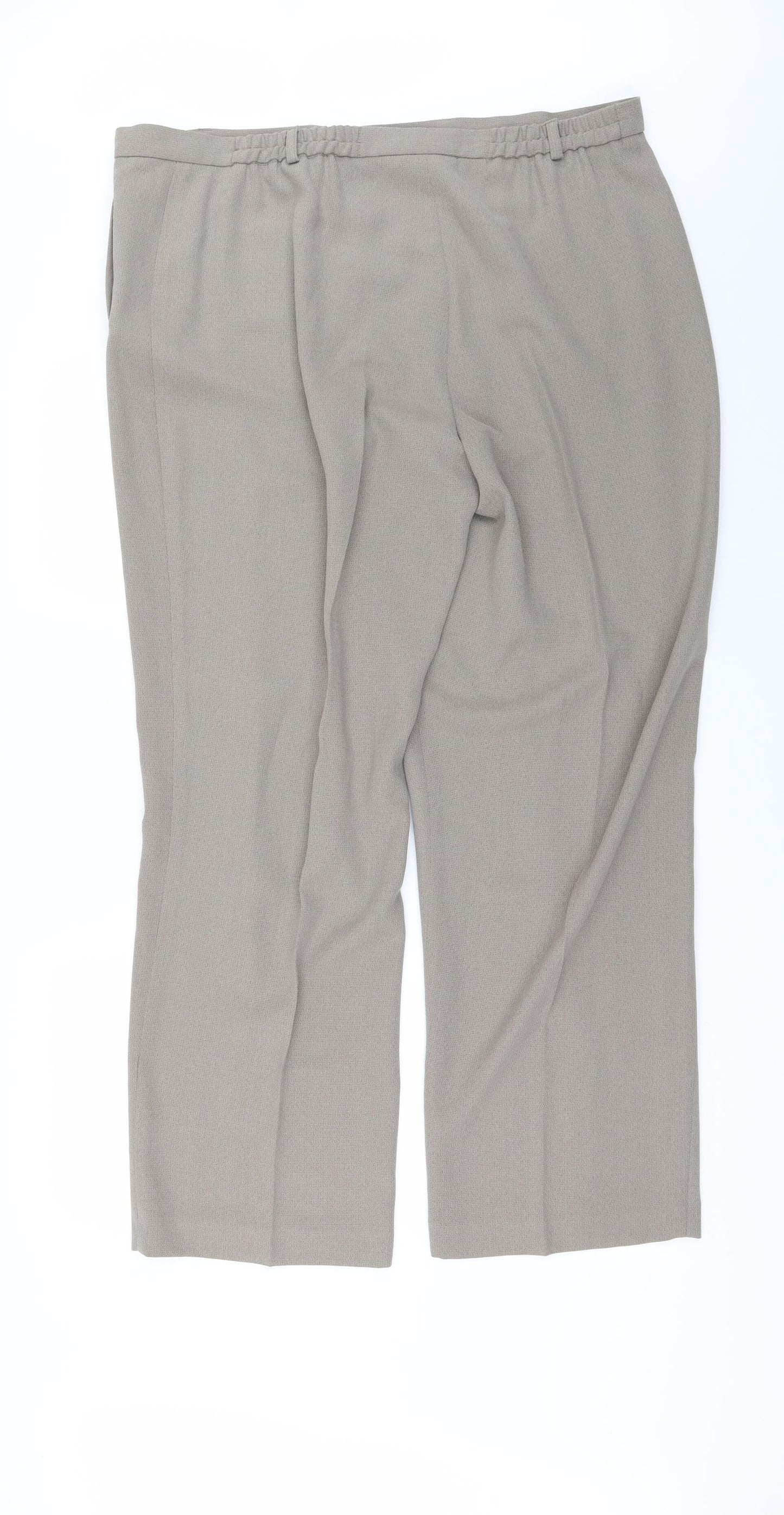 Womens UK Size 20 BHS Regular Fit  Beige Trousers