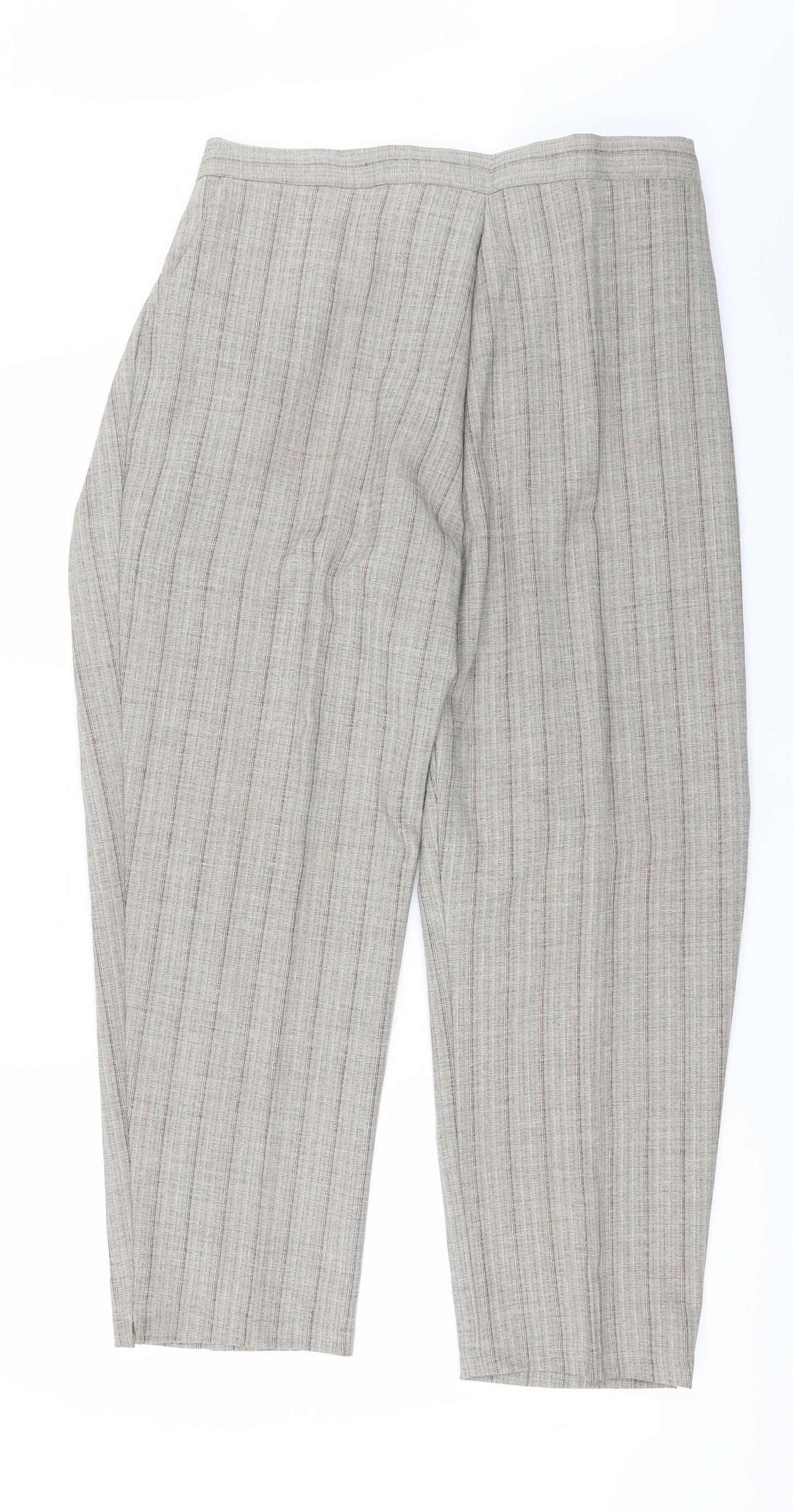 Preworn Womens Beige   Trousers  Size 22 in L26 in