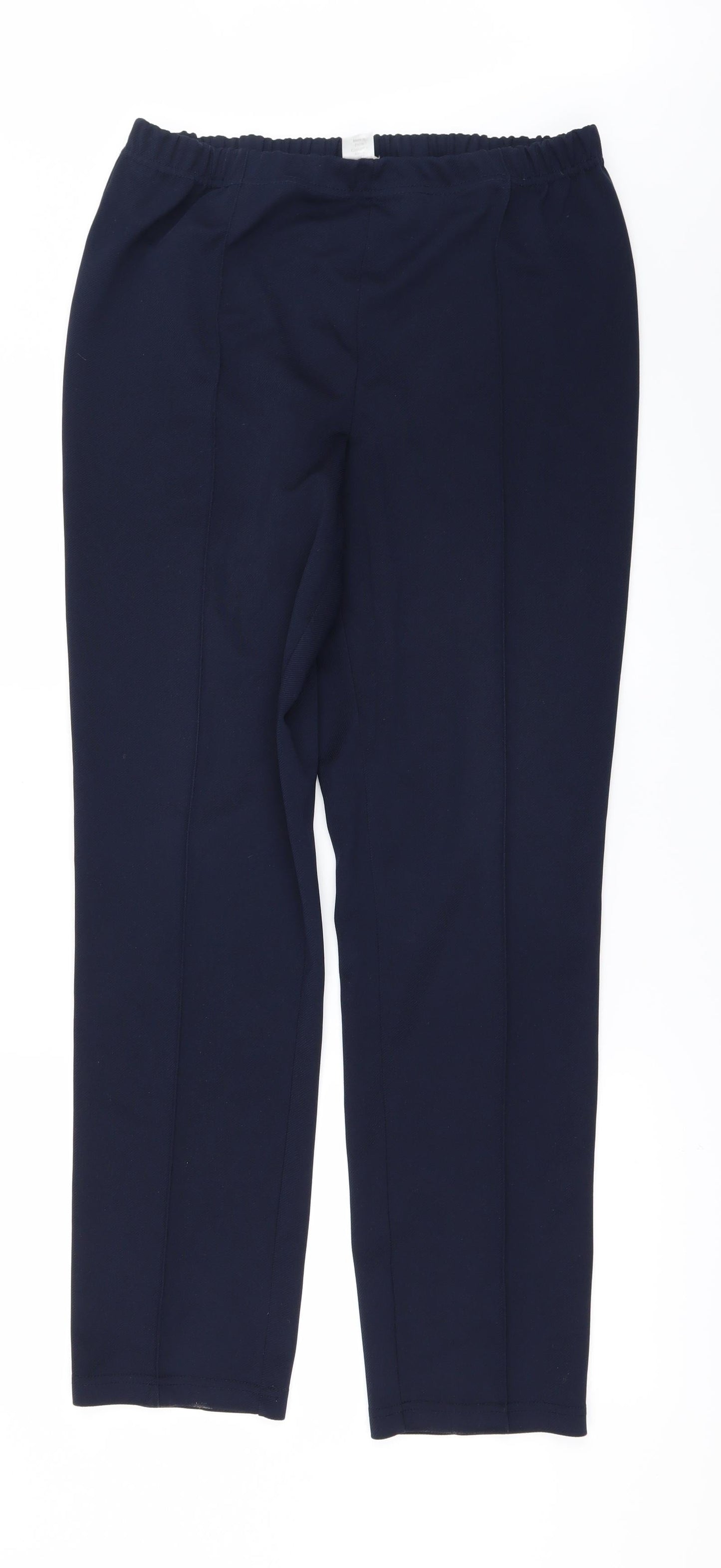 Womens UK Size 16 Daxon Regular Fit  Blue Trousers