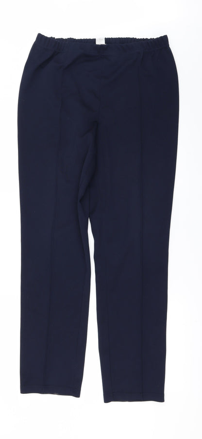 Womens UK Size 16 Daxon Regular Fit  Blue Trousers