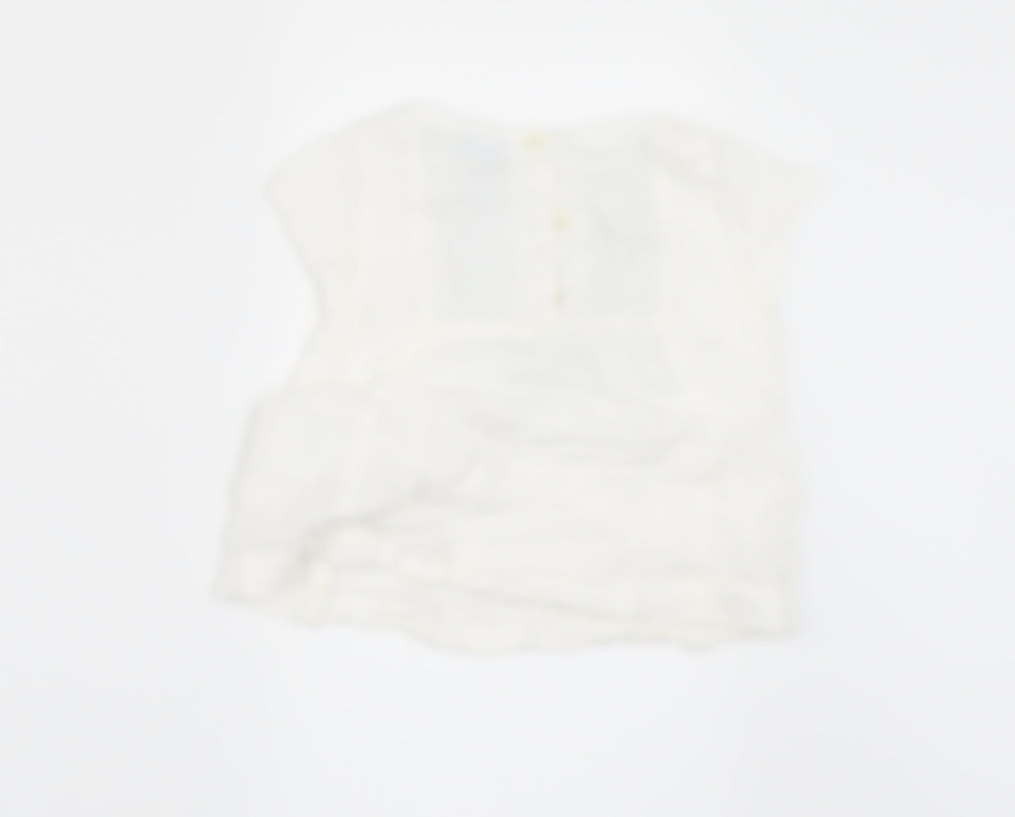 Gap Girls White   Tunic Blouse Size 18-24 Months